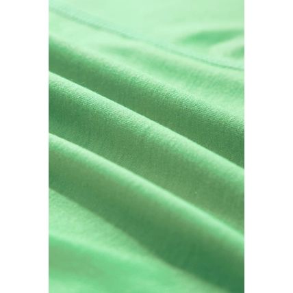 Blue Colorblock Striped Drop Shoulder Loose Top