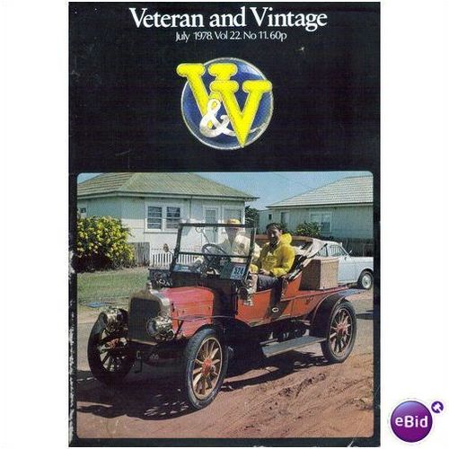 Veteran And Vintage Magazine Vol 22 No 11 JULY 78