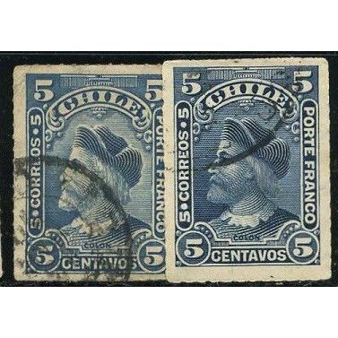 1900/1901 Michel 45I+45II - #2 fine used (o)