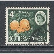SouthernRhodesia.SG96 4d Citrus.Fine Used.May2015a