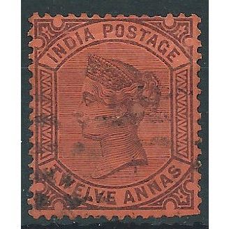 India 1888 SG100 12a Purple/Red Fine Used ....