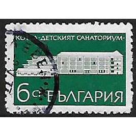 Bulgaria Mi 1967: 6 st. myrtle green Sanatoria: Kotel, line perf. 12½