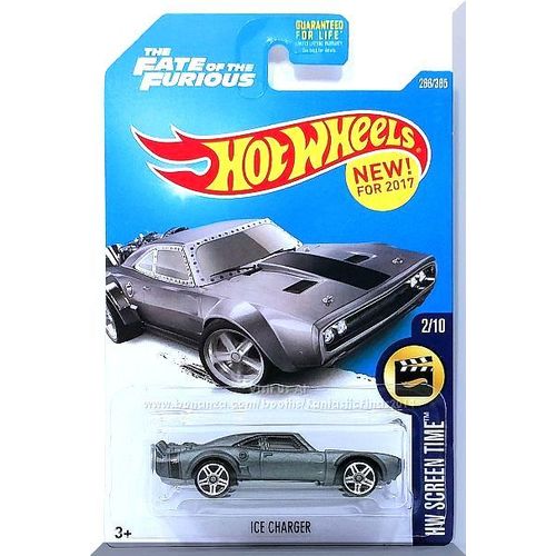 Hot Wheels - Ice Charger: HW Screen Time #2/10 - #266/365 (2017) *Dark Gray*