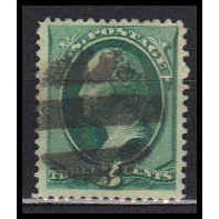 Used 184 3c George Washington Fine Fancy Cnx RA0191