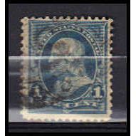 Used 264 1c Benjamin Franklin Just Clears RA1010
