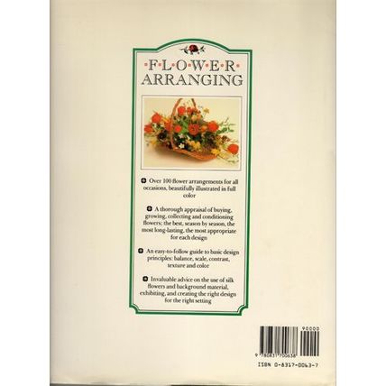 FLOWER ARRANGING 1988 HB w/ DJ :: FREE Shipping