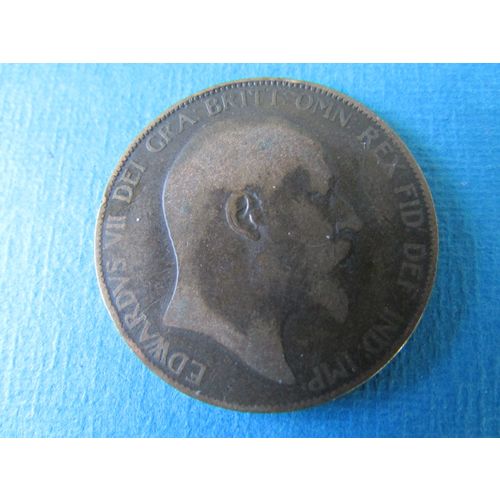 1907 EDWARD VII ONE PENNY FREE POST. (j) AAJ
