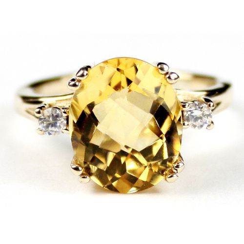 Citrine, 10KY Gold Ring, R150