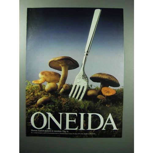 1988 Oneida Easton Flatware Ad