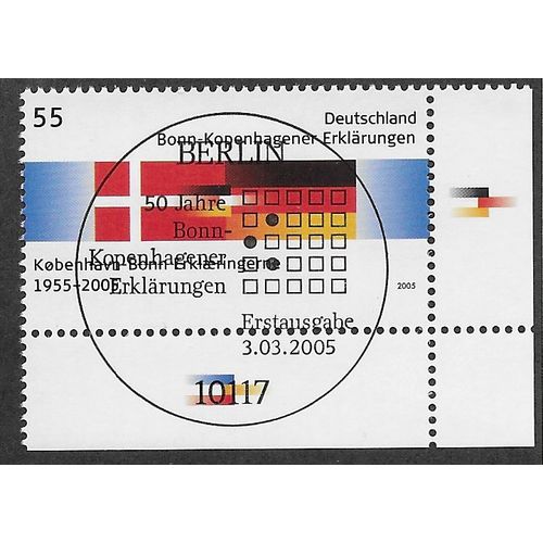 GER 2005 55c 'GERMAN - DENMARK RELATIONS' FINE USED (EBID59-485)