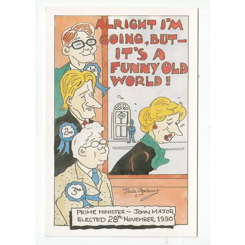 Margaret Thatcher Postcard Political Ronfol Limited Edition 1288