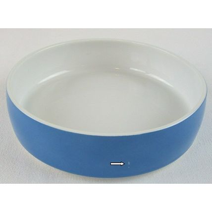 NOS Block Chromatics Blue Green 5-3/4" Coupe Cereal Bowl w/ Small Scratch, 20018