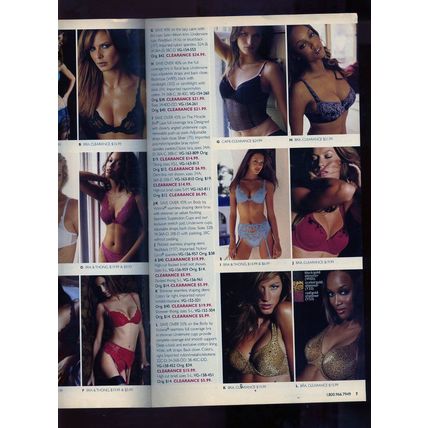 DANIELA PESTOVA Clearance 2002 Dec. Victoria's Secret Catalog VINTAGE & RARE!