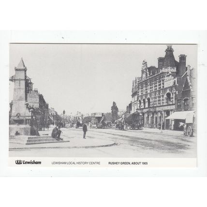 Rushey Green Lewisham Local History Centre Reproduction Postcard London