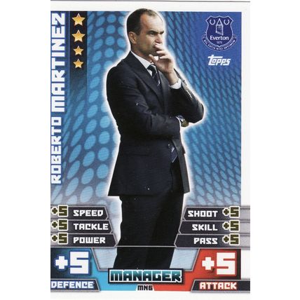 Match Attax Extra 2014/2015 MN6 Roberto Martinez Everton