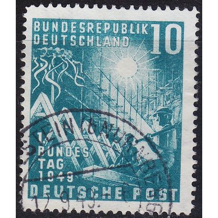 GERMANY BUND [1949] MiNr 0111 ( O/used ) [03]