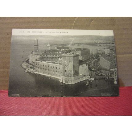 LE FORT SAINT-JEAN, MARSEILLE, FRANCE unused antique postcard =