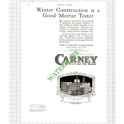 United States Gypsum Congressional Club Bethesda / Ohio Power Philo Carney -1926