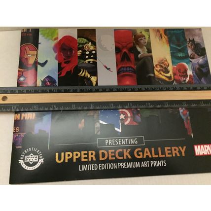 Marvel Upper Deck Gallery Limited Edition Premium Art Prints Product Guide