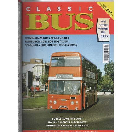 Classic Bus Magazine 61 2002 to 72 2004 in binder