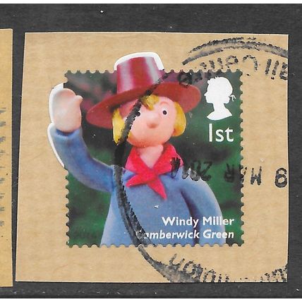 GB Windy Miller Candlewick Green self adhesive used on piece