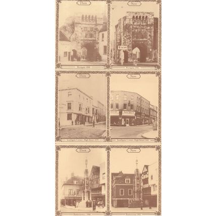Winchester Then & Now 3x Hampshire History Postcard s