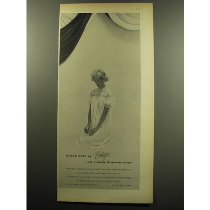 1959 Barbizon Nightgown Ad - Dream Coat by Barbizon for a pretty Christmas
