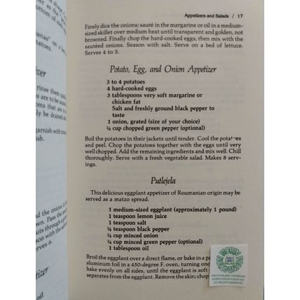 6 JEWISH KOSHER PASSOVER COOKBOOKS International Holiday Dessert Recipes