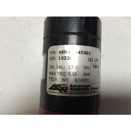 ADVANCED Assembly 48N37L-45001 ELECTRONIC 3/8" DRIVE NUTRUNNER 5Nm,cal 13.0,EV