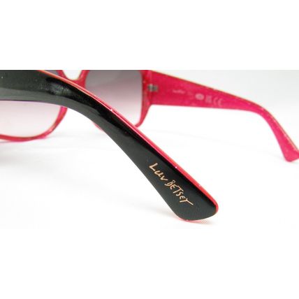 Luv Betsey by Betsey Johnson Sunglasses - LUV 23 73 BLK 100% UV Protection