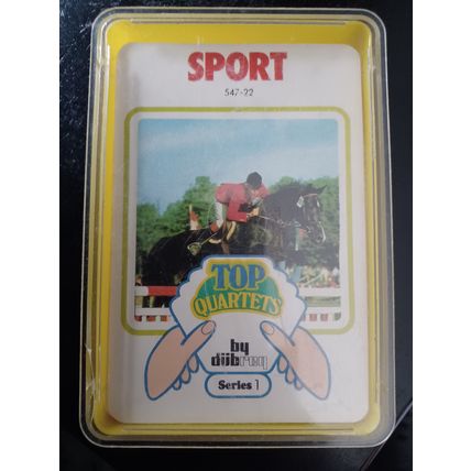 1970S VINTAGE TOP QUARTETS CARD GAME " SPORT " COMPLETE SET + VERY GOOD