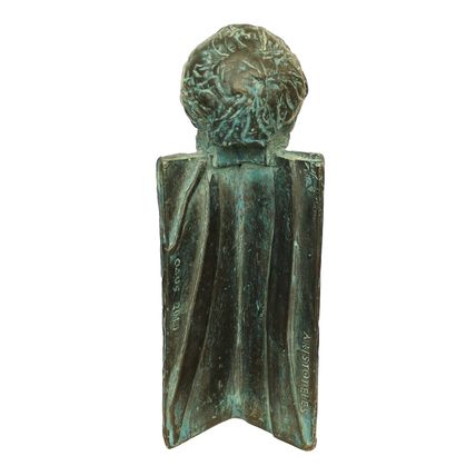 Bronzen beeld Eric Claus : Kredietcrisis | Aristoteles, 2010