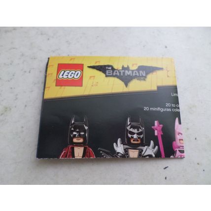 LEGO - Batman Movie - 71017 - #2 - Glam Metal - pack and cheek sheet