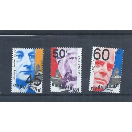 Netherlands stamps. 1980 Dutch Politicians MNH SG 1327 - 1329 (AH987)