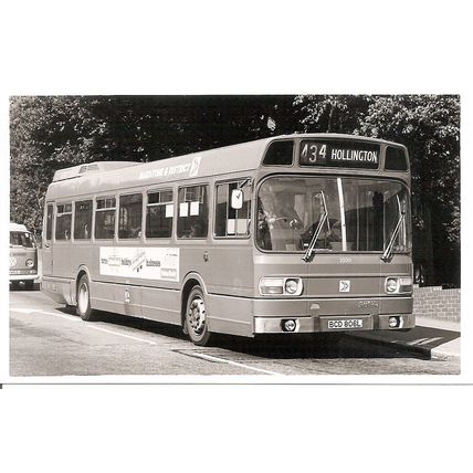 Black & White Photo of Maidstone & Dist Mtr Services Ltd - BCD 806L ex Southdown