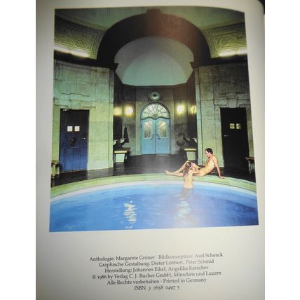 In den Tempeln der Badelust : Architekturen der Sinnlichkeit. 1986 Hardcover/DJ