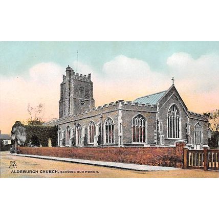 Aldeburgh Church : Tuck "Chromette" postcard 4912