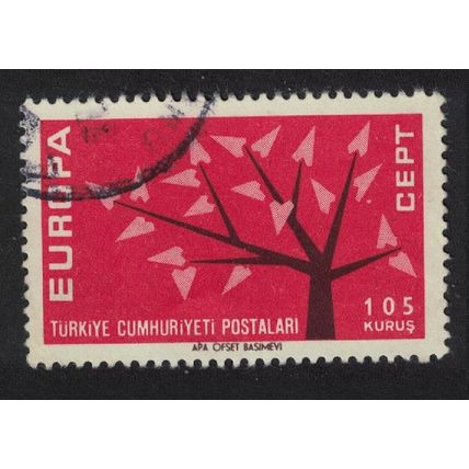 Turkey Europa CEPT 105k 1962 Canc SG#1984 MI#1844 Sc#1554