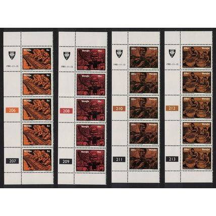 Venda Musical Instruments 4v Strips 1981 MNH SG#51-54