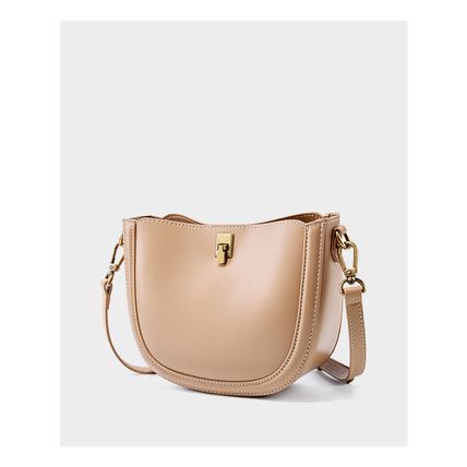 Women Togo Cowhide Handbags Tote Shoulder Bag Bronze