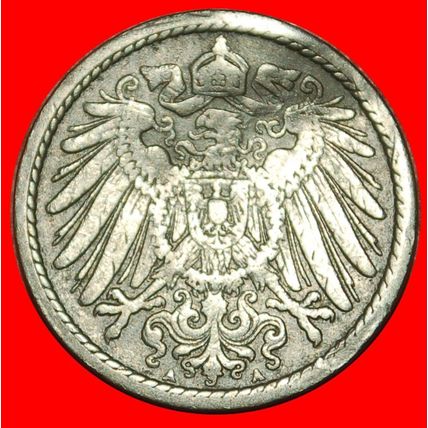 Ⰶ EAGLE (1890-1915): GERMANY ★ 5 PFENNIGS 1902A! PRUSSIA! ★LOW START★NO RESERVE