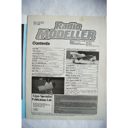 1986 Radio Modeller Magazine - June