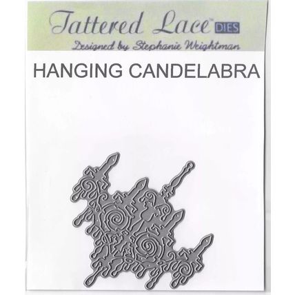 Tattered Lace. Hanging Candelabra Die. Die Cutting Cardmaking Scrapbooking Craft