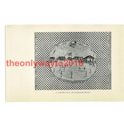 Sporting Handkerchief, Book Illustration (Print), 1934