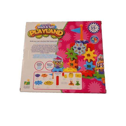 Stack & Spin Playland Techno Kids Stem Product Build Your Own Structure Moves