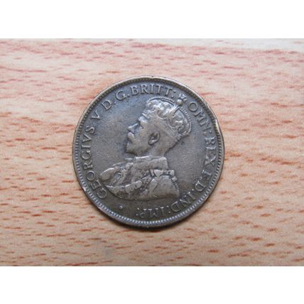 Australia 1914h (Heaton) 1/2d HalfPenny Coin