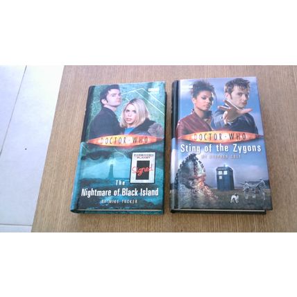 Doctor Who - 2 Hardback Novels Bundle (2006-7) 10th Doctor - (1 BOOK SIGNED)
