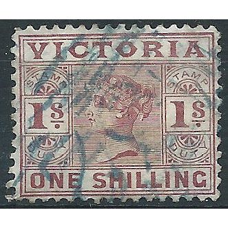 Victoria 1888 SG321 1/- Purple-Brown Fine Used ..