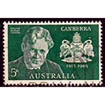 Australia 1963 Canberra Walter Burley Griffin 5d Used Stamp