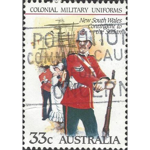 AUSTRALIA, MILITARY, New South Wales (Sudan), white 1985, 33c, #2